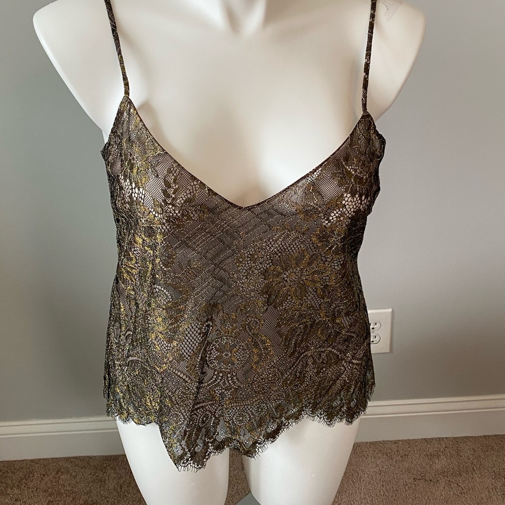 Bcbg metallic cami